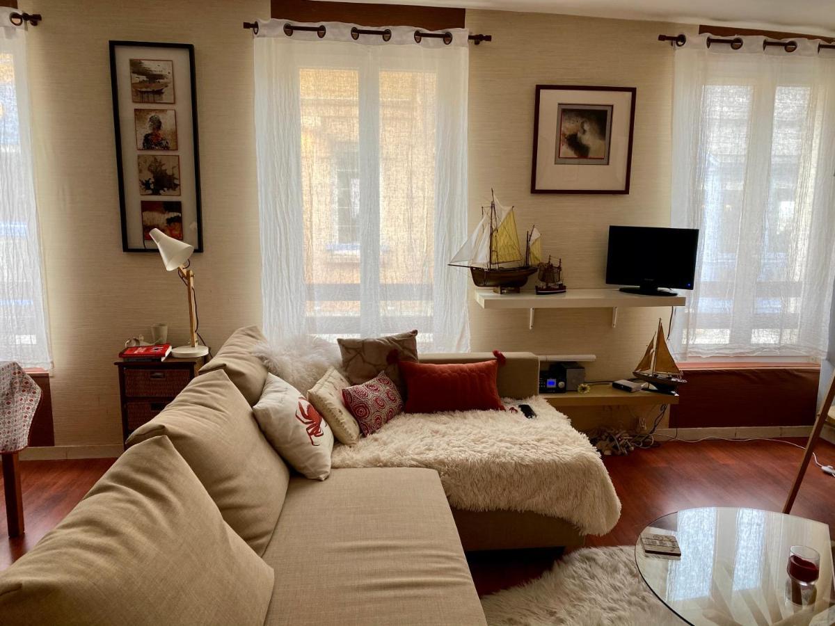 Cosy Gwen, Bel Appartement Vue Mer Laterale Le Tréport Dış mekan fotoğraf